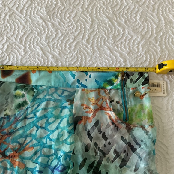 Agua Bendita Silk Shorts NWT 6 - Picture 4 of 6